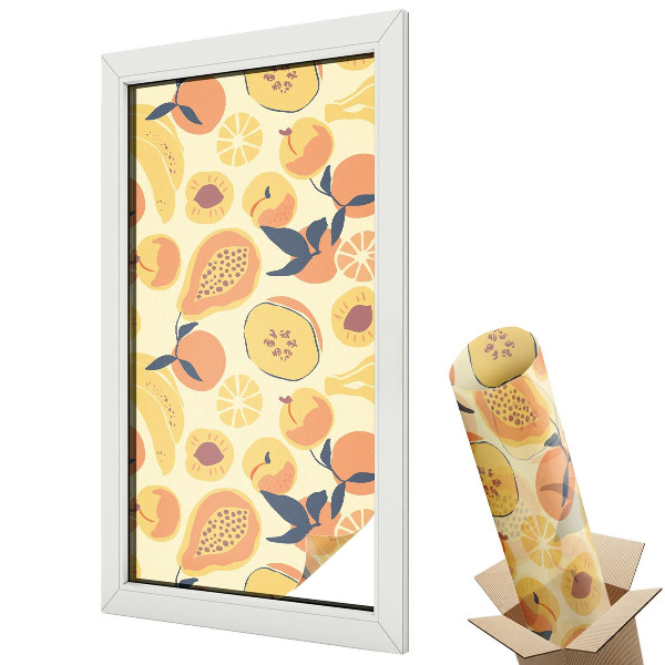 Belátásgátló ablakfólia dekoratív Lédús gyümölcs