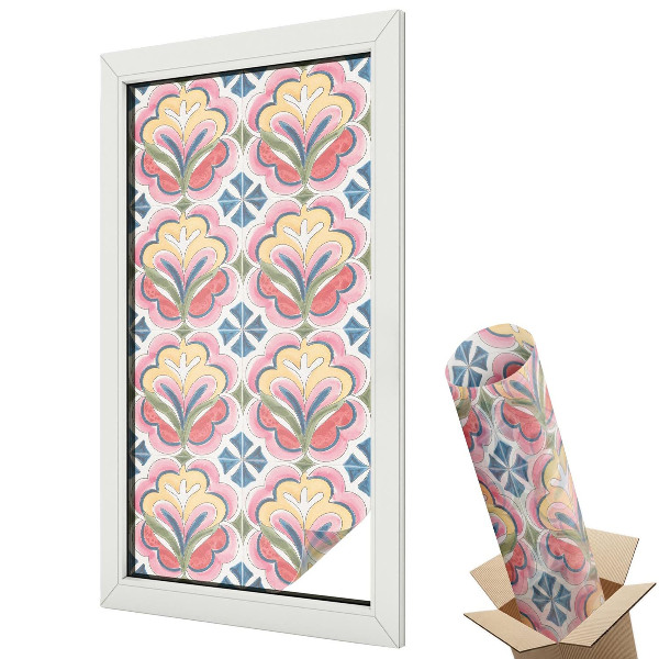 Fényvédő fólia ablakra Virágminták