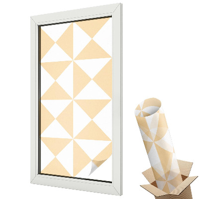 Belátásgátló ablakfólia dekoratív Geometriai háromszögek