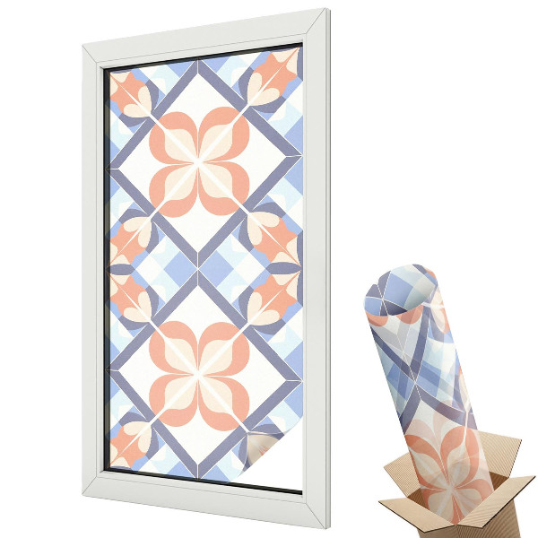 Fólia ablakra Virágminta