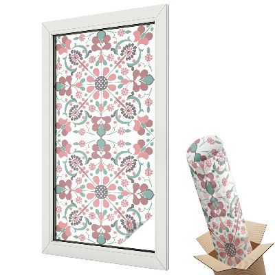 Fényvédő fólia ablakra Virágos harmónia