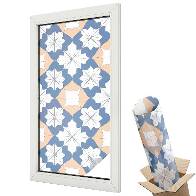 Öntapadós belátásgátló fólia ólomüveg Szimmetrikus minták