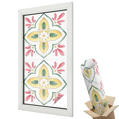 Belátásgátló ablakfólia dekoratív Virágdísz