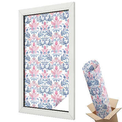 Belátásgátló ablakfólia dekoratív Virágszimmetria