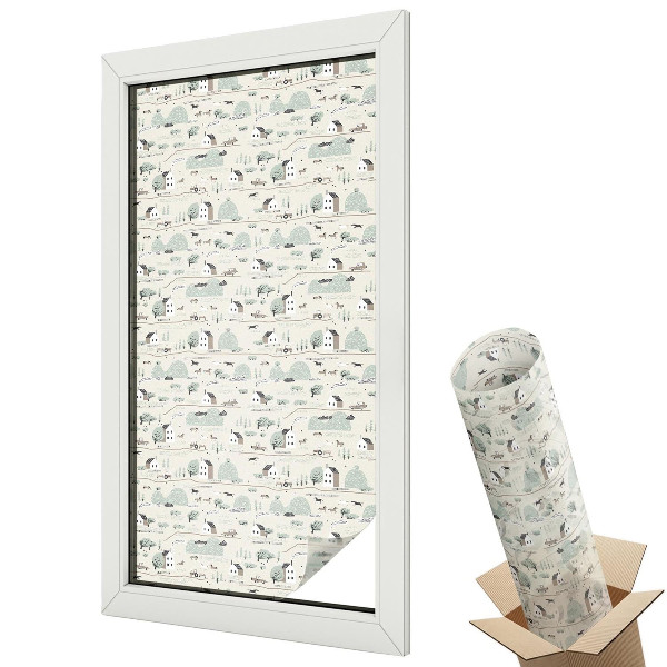 Fényvédő fólia ablakra Egy idilli falu