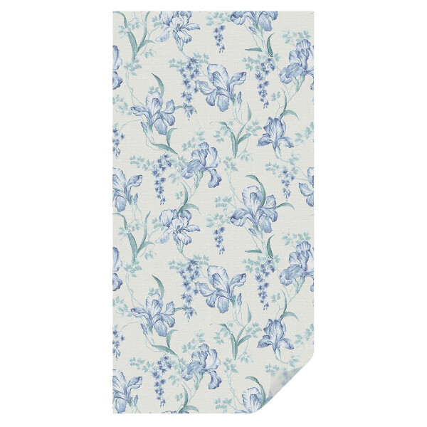 Belátásgátló ablakfólia dekoratív Kék virágok