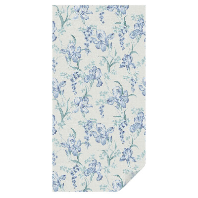 Belátásgátló ablakfólia dekoratív Kék virágok