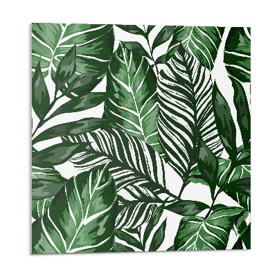 Öntapadós vinyl csempe Trópusi levelek a mintában