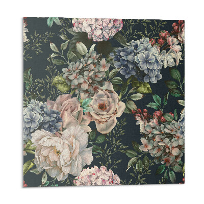 Vinyl csempe falra Virágminta a háttérben