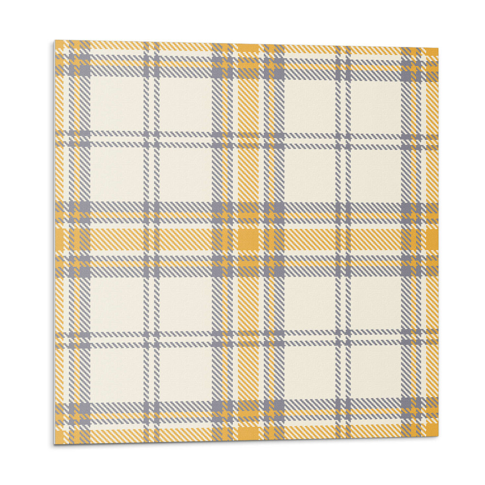 Öntapadós vinyl csempe Kockás minta vonalakkal