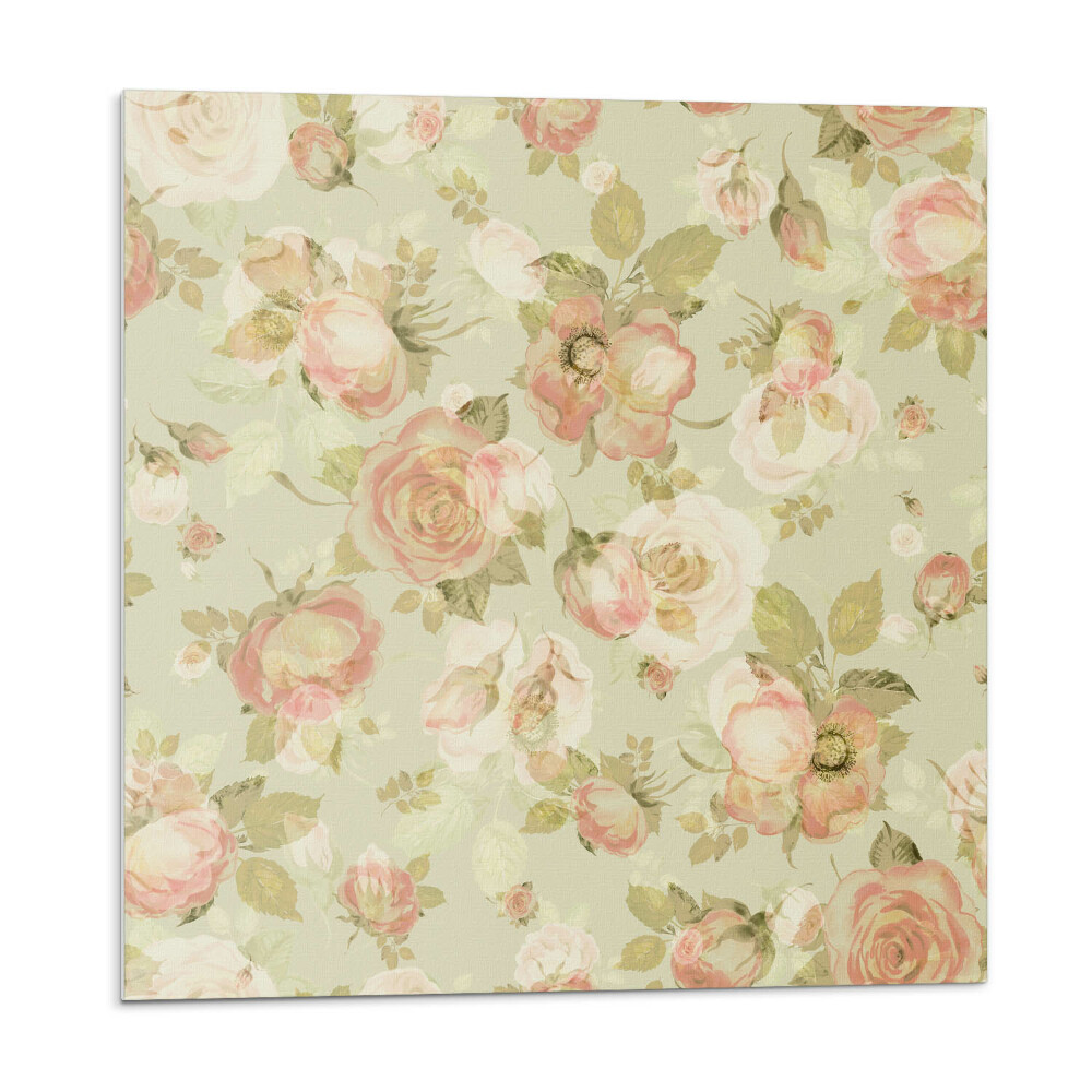 Vinyl csempe Virágminta a háttérben