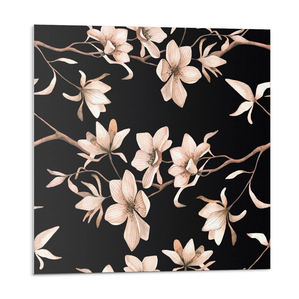 Vinyl csempe Virágminta a háttérben