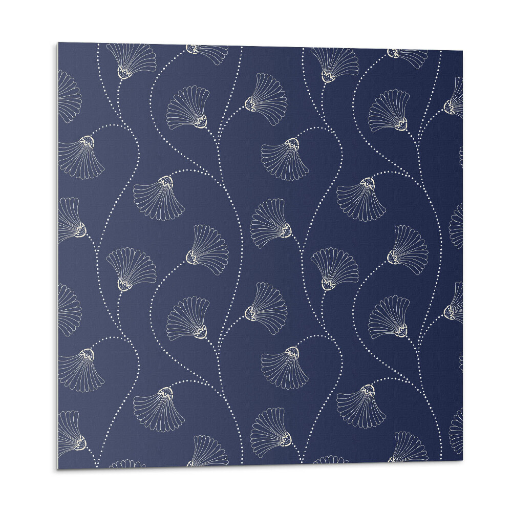 Vinyl csempe Virágminta vonalakban