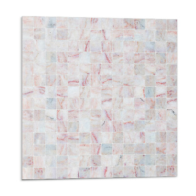 Vinyl csempe falra Négyzetekből készült mozaikminta