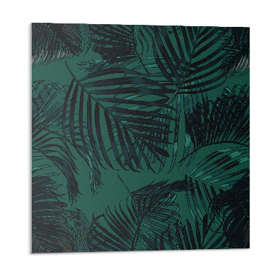 Vinyl csempe Pálmalevelek a háttérben