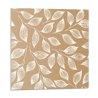 Vinyl csempe falra Levelek texturált háttéren