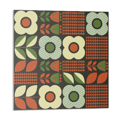 Öntapadós vinyl csempe Virágminták és figurák