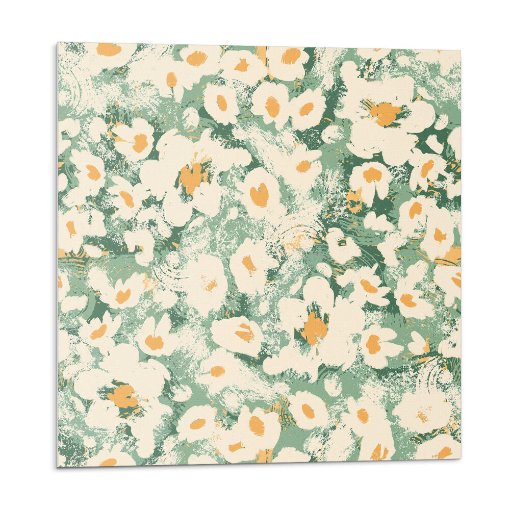 Vinyl csempe Virágminta a háttérben