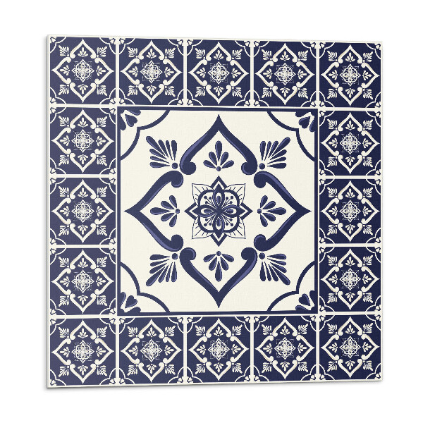 Öntapadós vinyl csempe Virágmotívumos minta