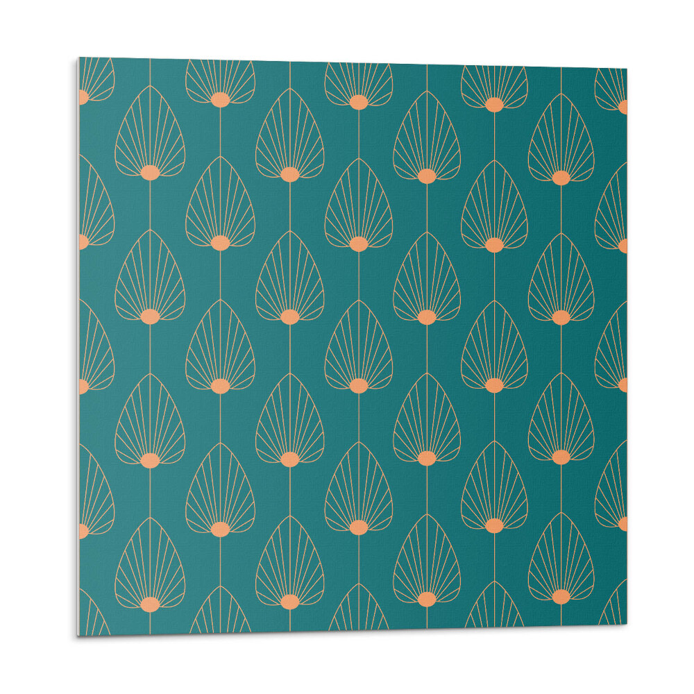 Vinyl csempe Levélminta körökkel