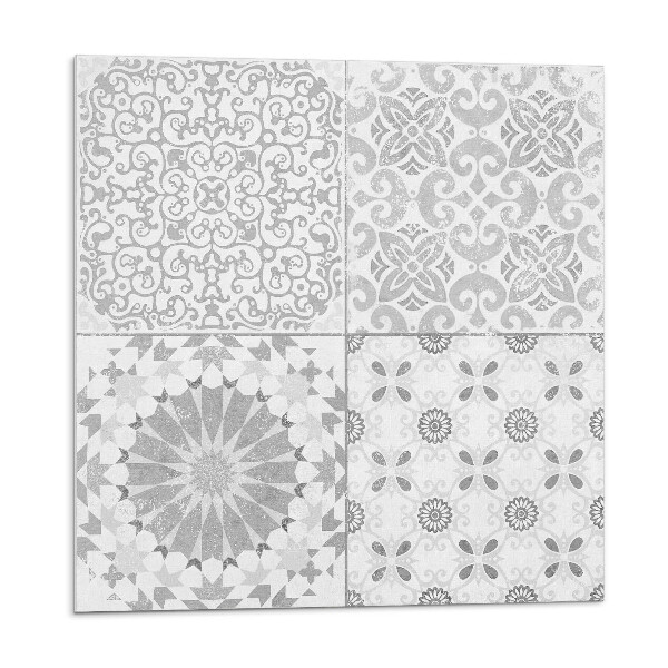 Vinyl csempe Geometriai és virágminták