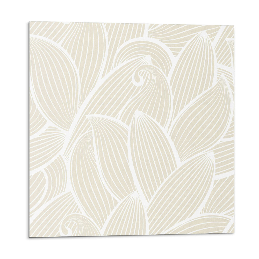 Vinyl csempe falra Finom levelek hullámokban