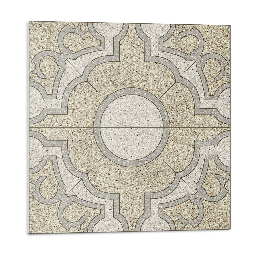 Öntapadós vinyl csempe Mozaikminta díszekkel