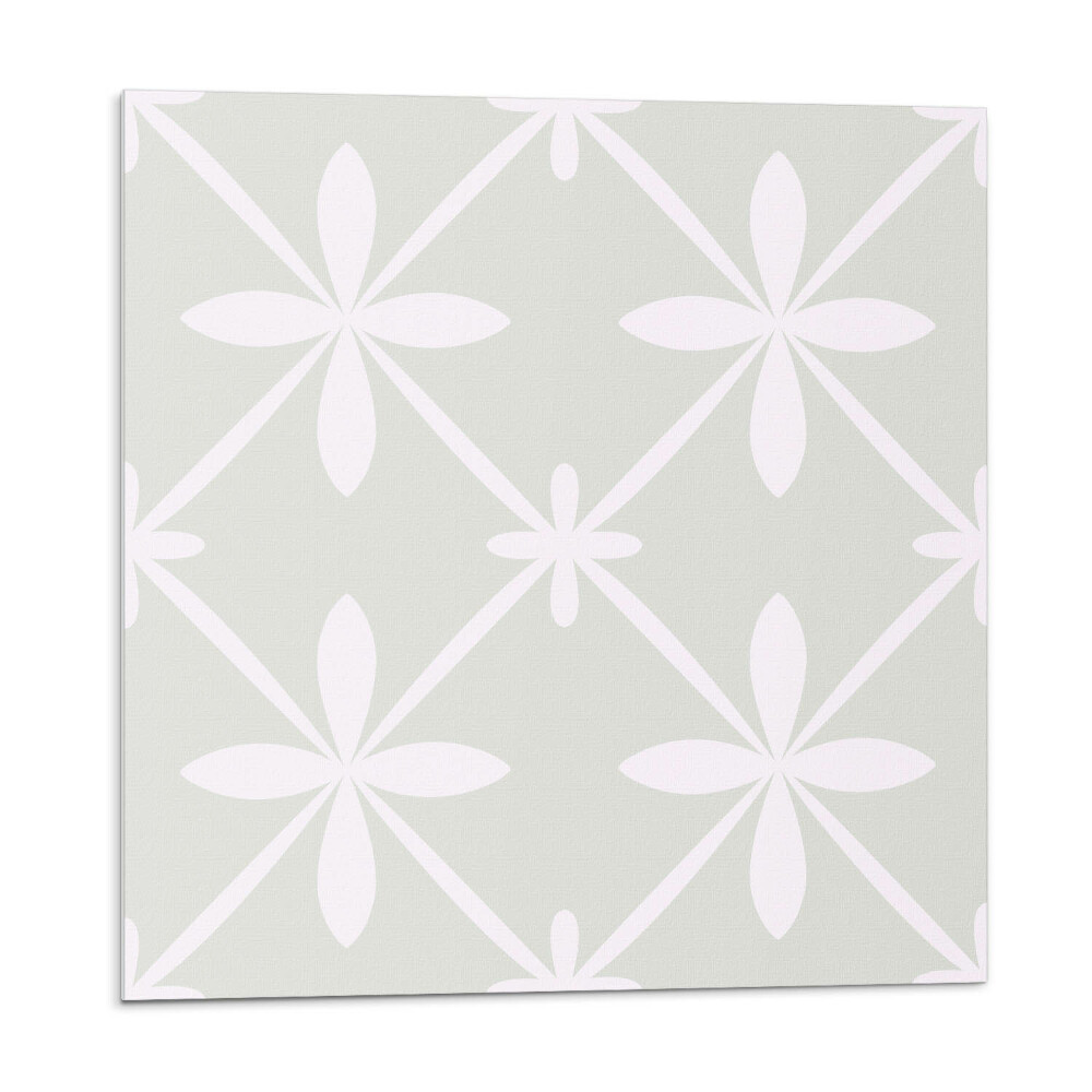 Öntapadós vinyl csempe Virágminta hálóban