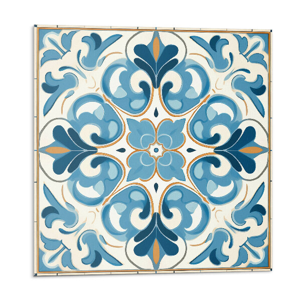 Vinyl csempe Növényi minta szimmetriában