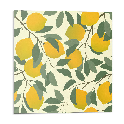 Vinyl csempe Citromos botanikai minta