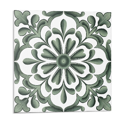 Vinyl csempe falra Növényi motívum körben