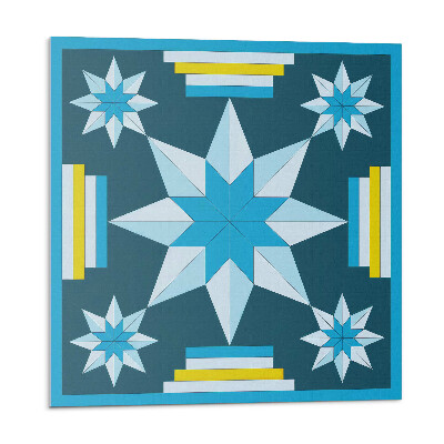 Vinyl csempe falra Geometriai csillagok elrendezése