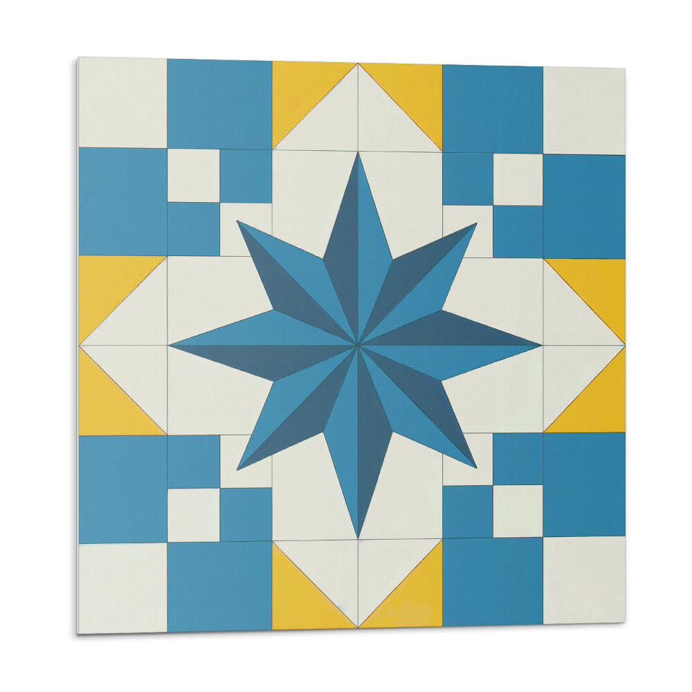 Vinyl csempe falra Geometrikus csillagminta