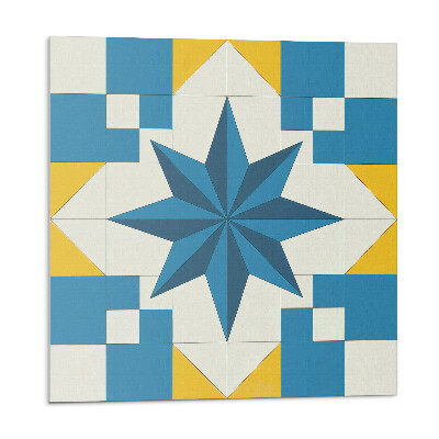Vinyl csempe falra Geometrikus csillagminta