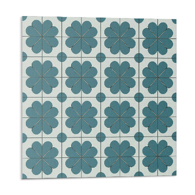 Vinyl csempe falra Virágminták az elrendezésben