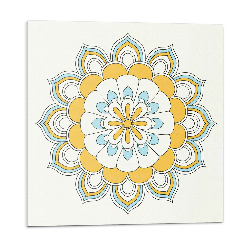 Vinyl csempe Virágmintás mandala