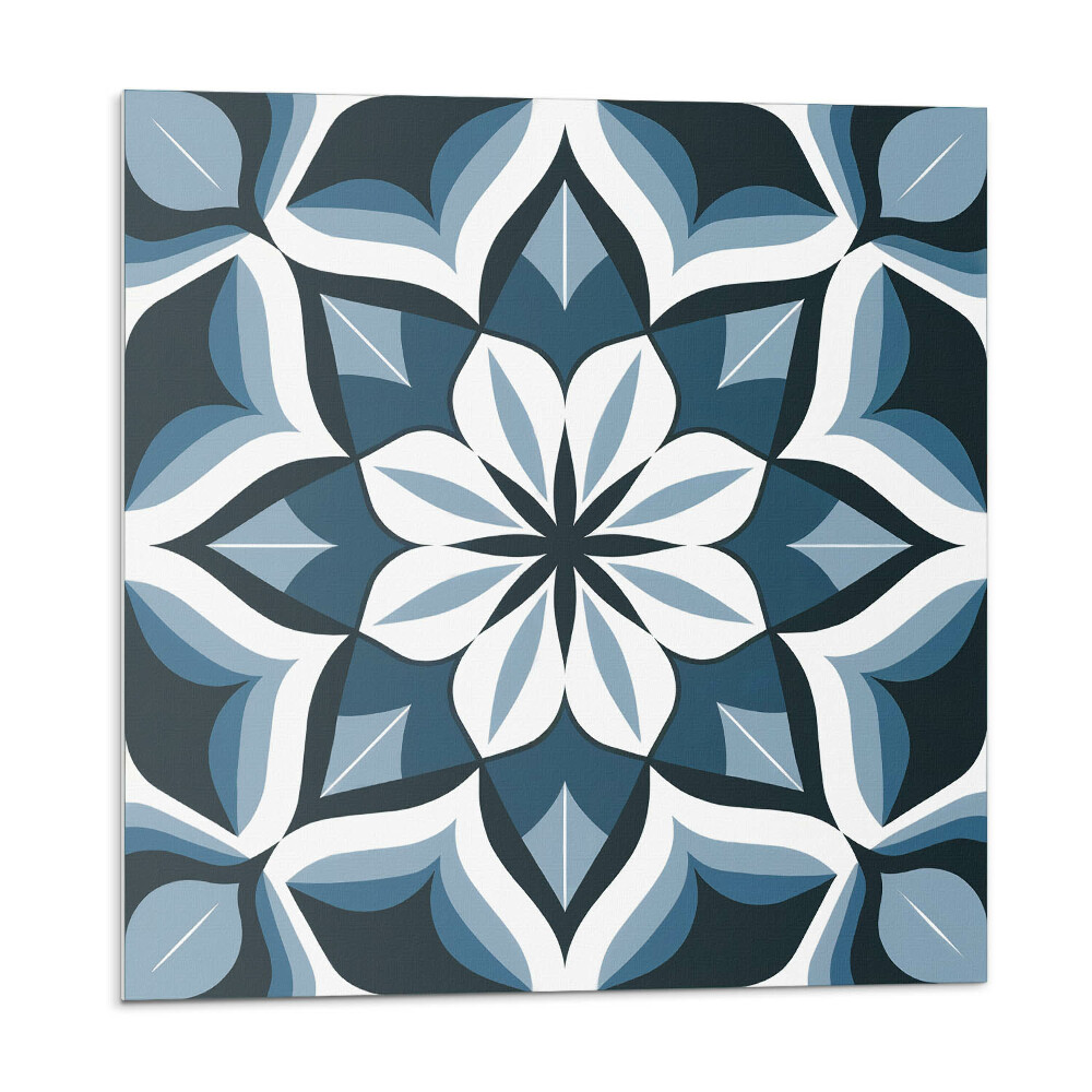 Vinyl csempe falra Virágmotívum szimmetriában