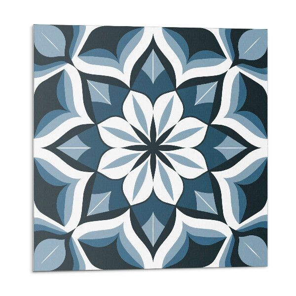 Vinyl csempe falra Virágmotívum szimmetriában