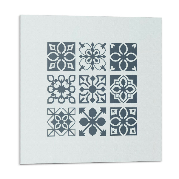 Vinyl csempe falra Geometriai minták négyzetekben