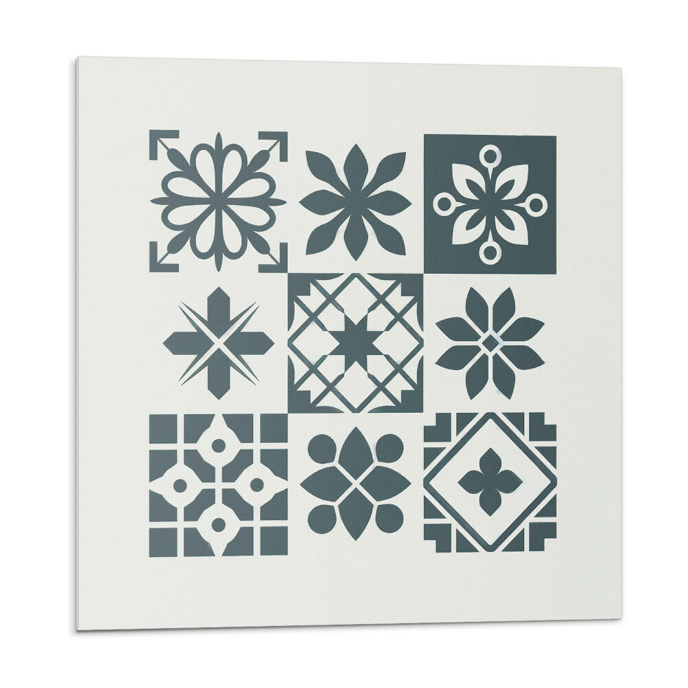 Vinyl csempe Geometriai minták az elrendezésben