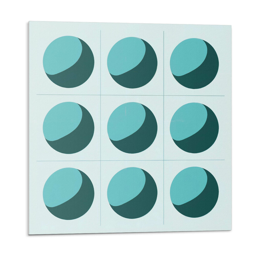 Vinyl csempe Geometriai golyók egy rácsban