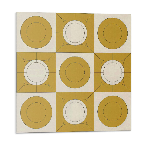 Vinyl csempe falra Geometrikus minta körökkel