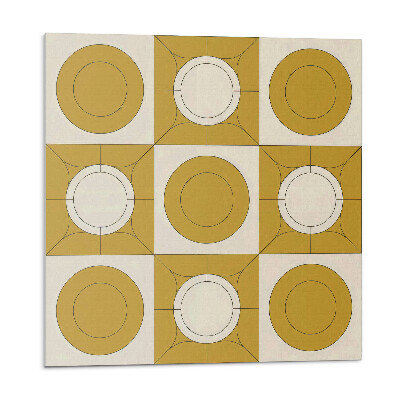 Vinyl csempe falra Geometrikus minta körökkel