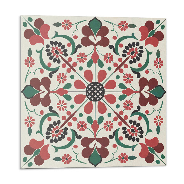 Öntapadós vinyl csempe Virágminta szimmetriával