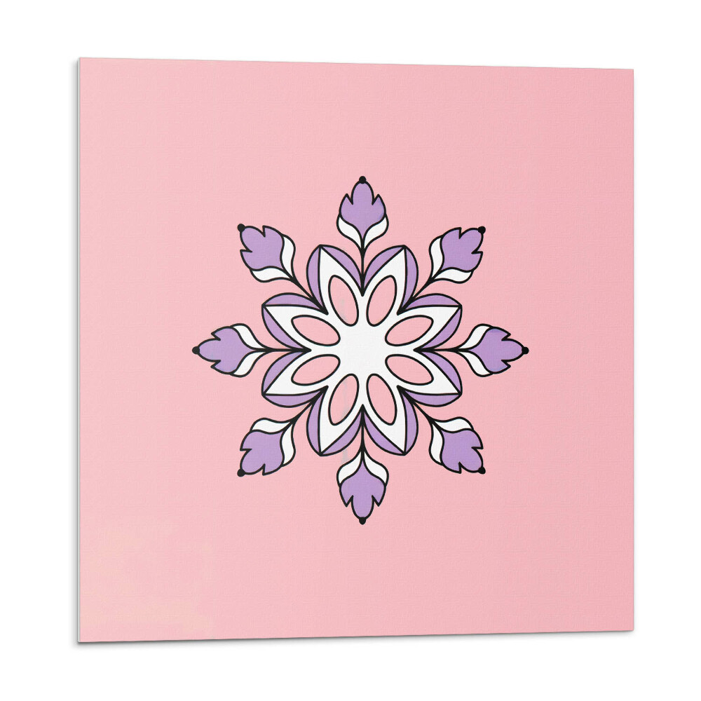 Öntapadós vinyl csempe Virágmintás mandala