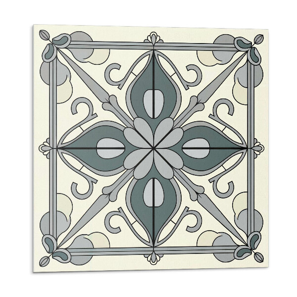 Vinyl csempe Virágminta díszekkel