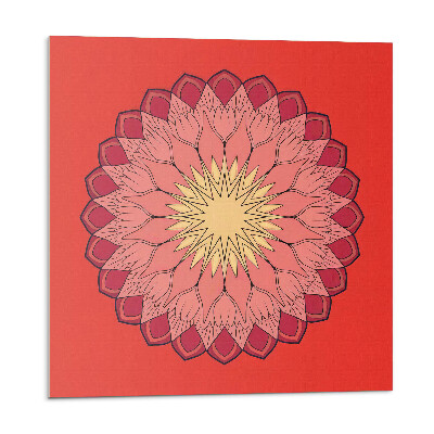 Öntapadós vinyl csempe Virágmintás mandala