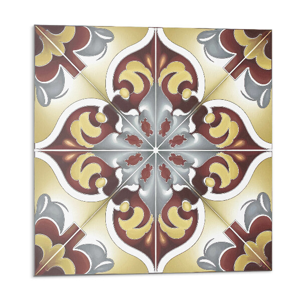 Öntapadós vinyl csempe Dekoratív minta virágmotívummal