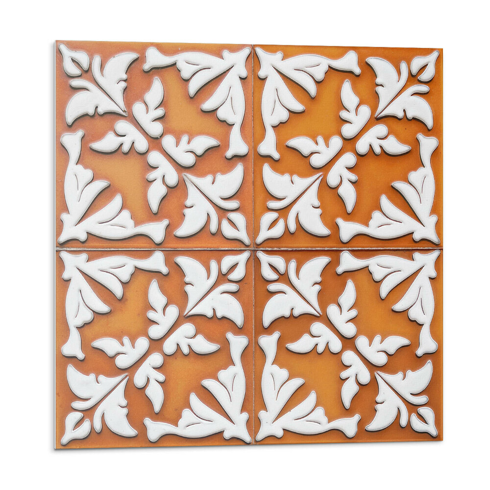 Öntapadós vinyl csempe Növényminta a csempéken