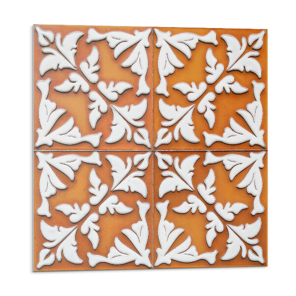 Öntapadós vinyl csempe Növényminta a csempéken